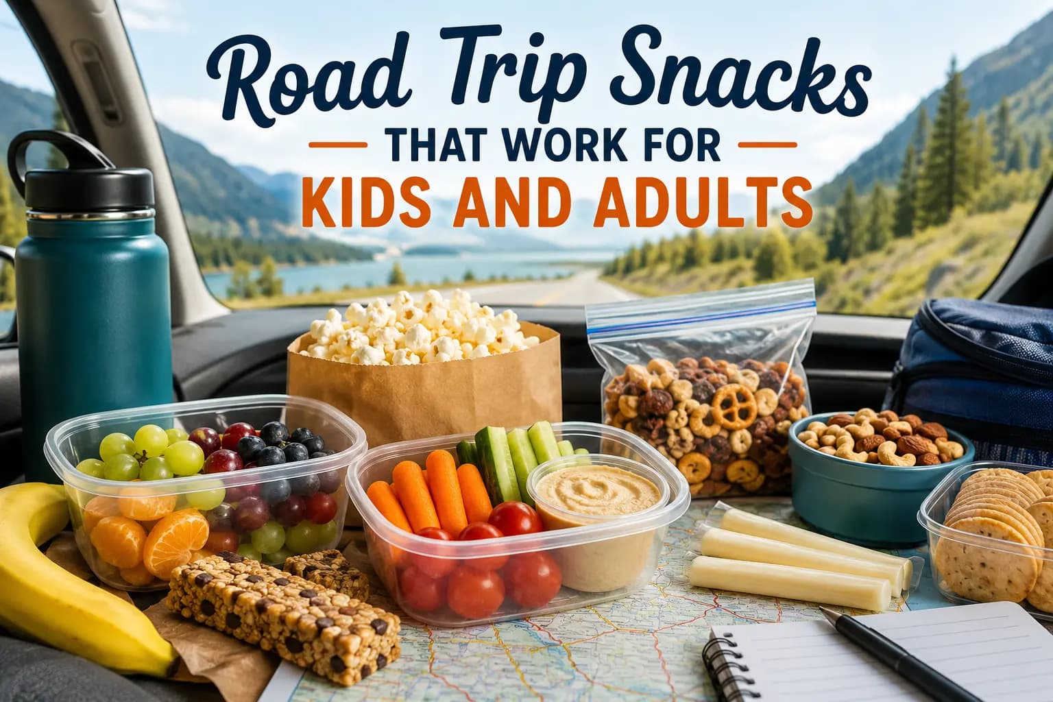 Road Trip Snacks That Work for Kids and Adults